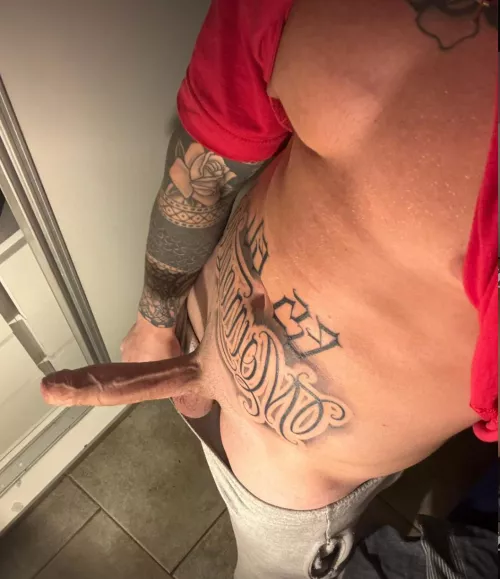 you are looking at a big mexican gangbang cock