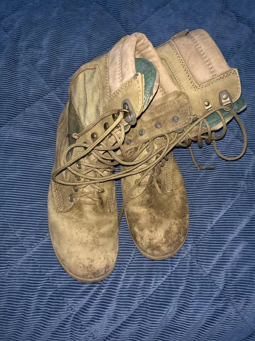 Mold stains on my boots!