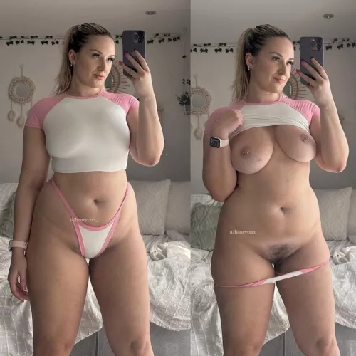 My new bikini looks great on and off 