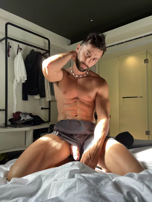 Playing with my uncut bud yesterday