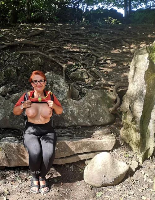 Quick rest and a quick flash on my hike xx 42 UK Female 
