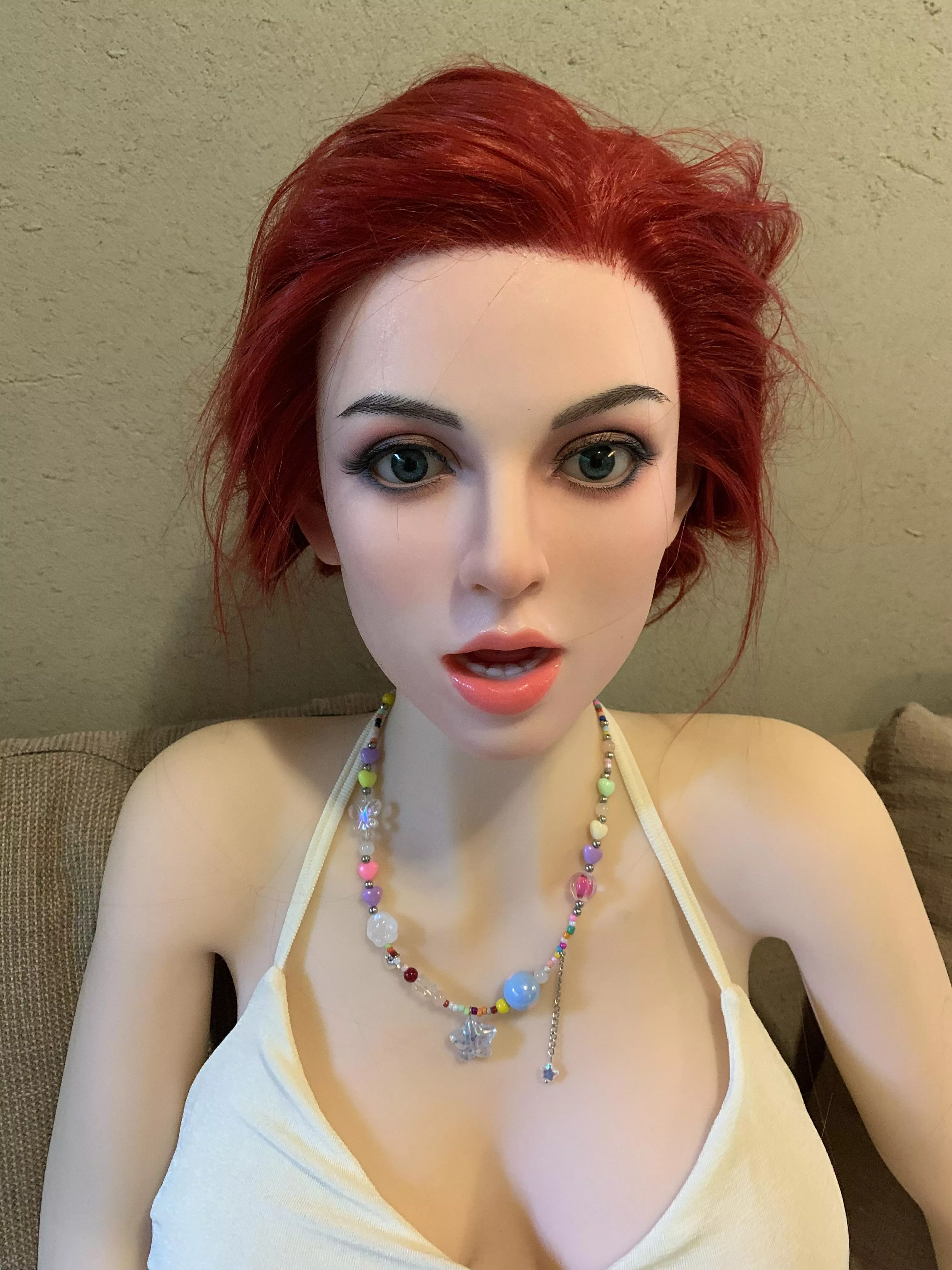 Surprised look on Giselle face 