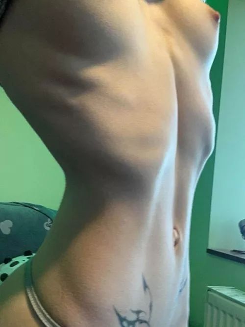 The more you squeeze my little tits, the more you love it