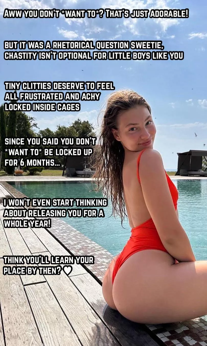 what you want doesn’t matter 