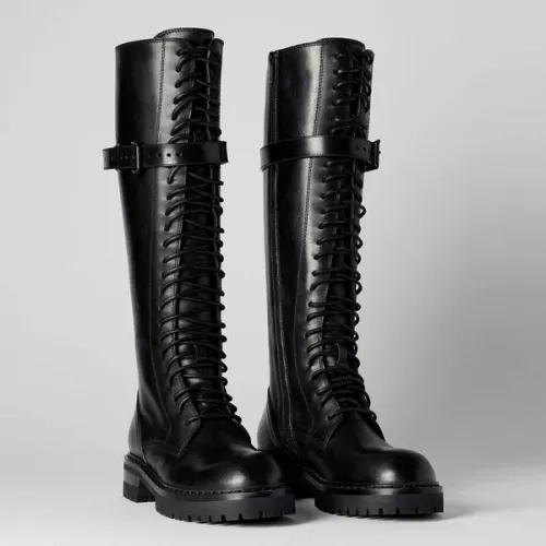 where to find long and thin laces for ann demeulemeester knee high boots?