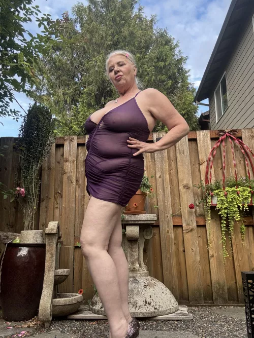 My neighbor don’t mind do you?