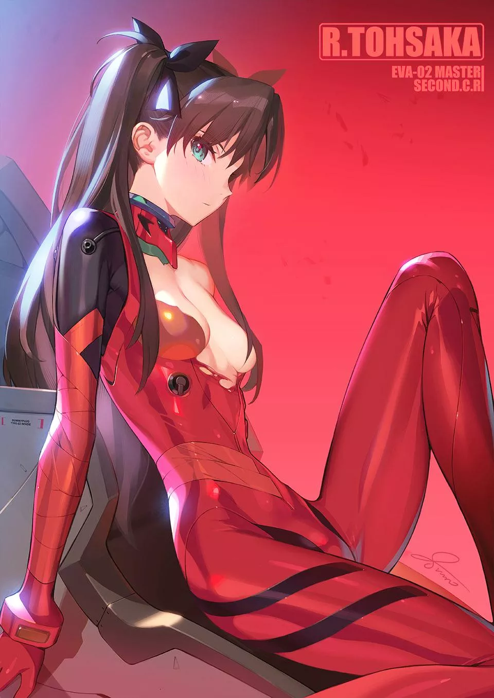 Rin Tohsaka, Second Children (Siino) [Fate & Evangelion crossover]