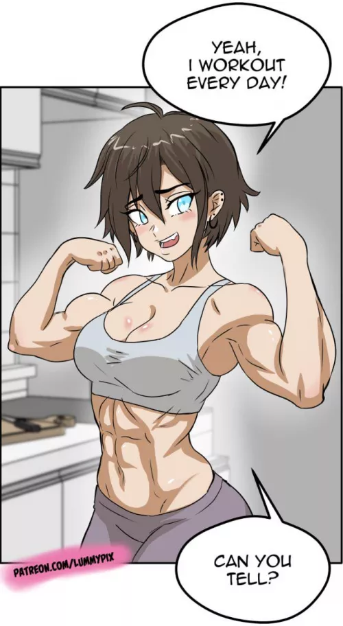 Charlie works out (LummyPix) [Swolemates]
