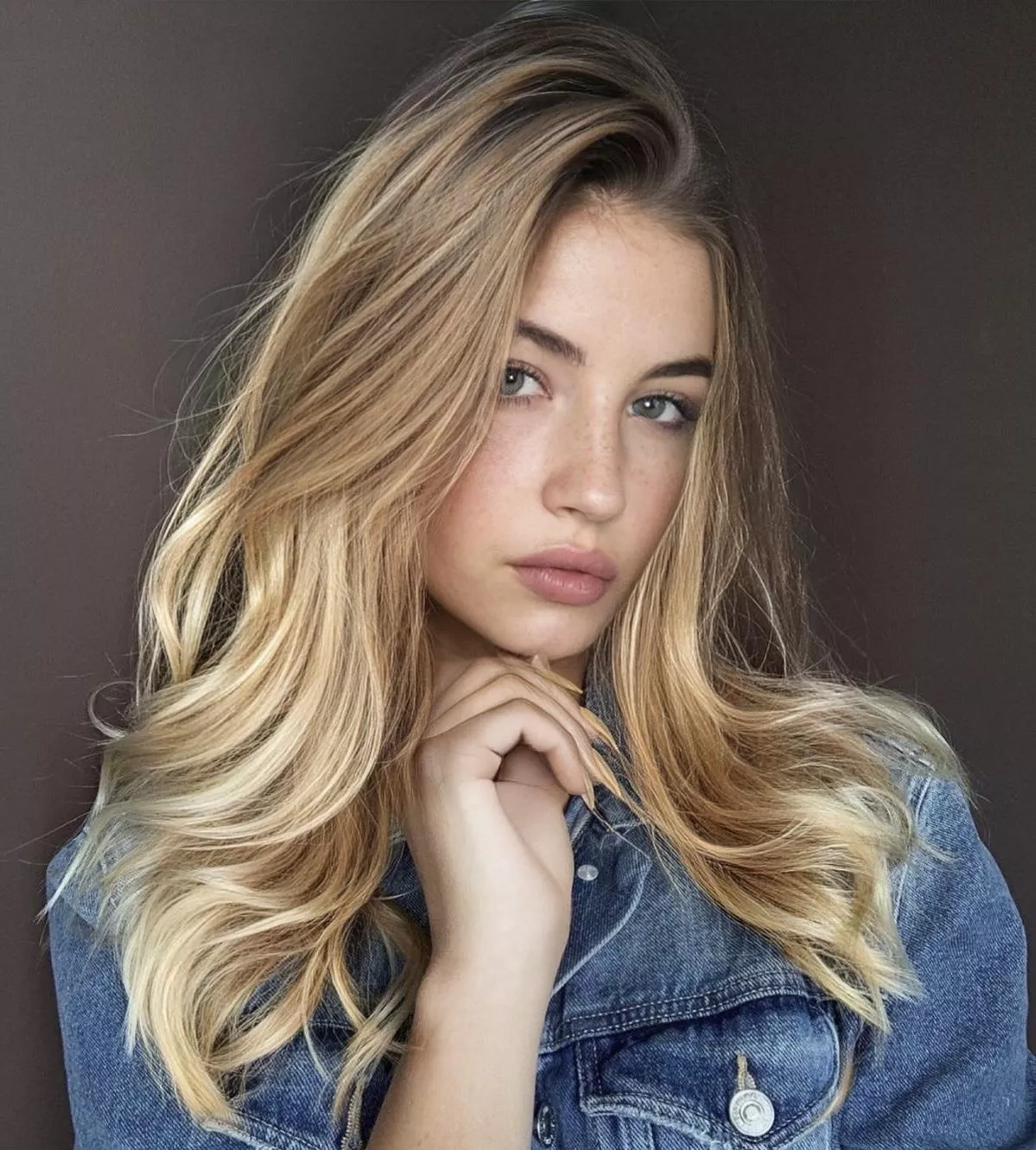 Classy in every detail , Denim dress