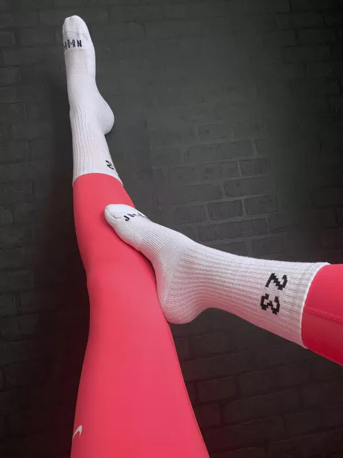 Dry hump my legs and feet