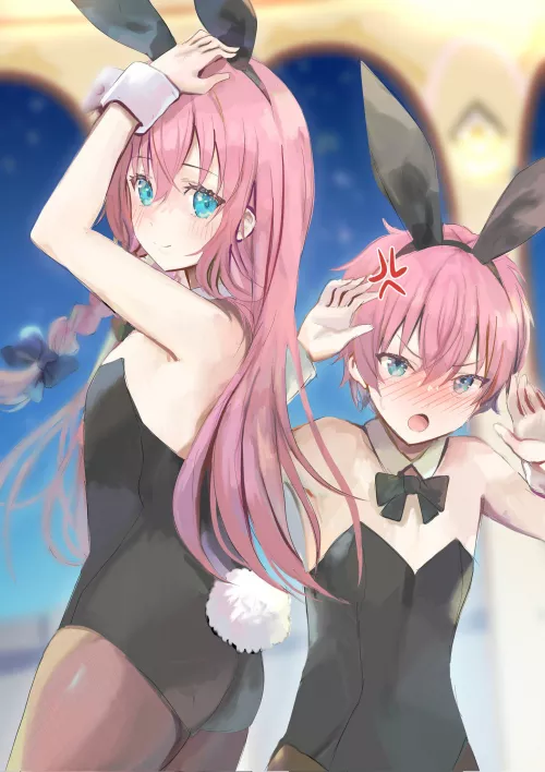 Father and son bunny combo