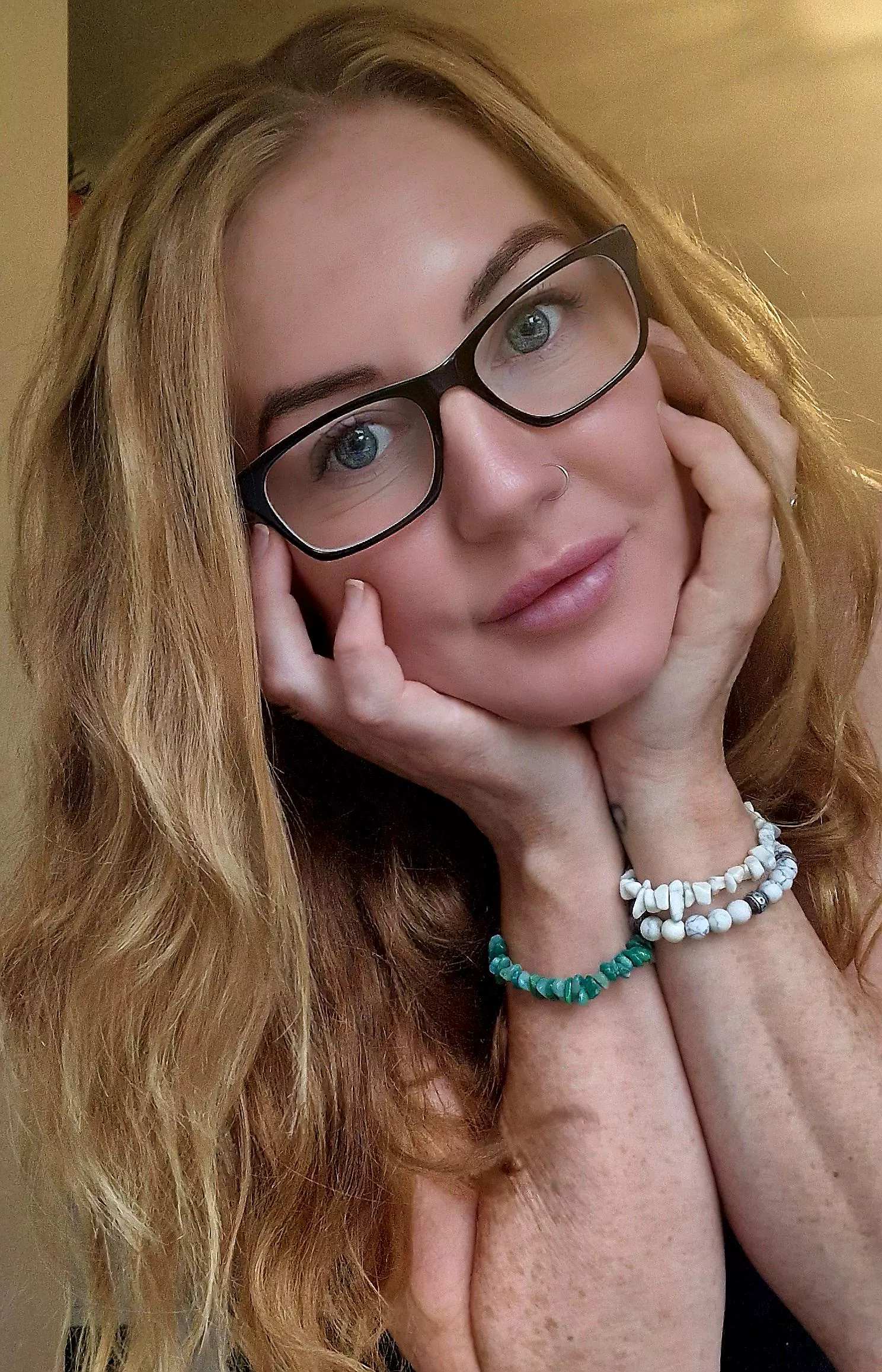 Freckles, red hair and glasses [IRTR]