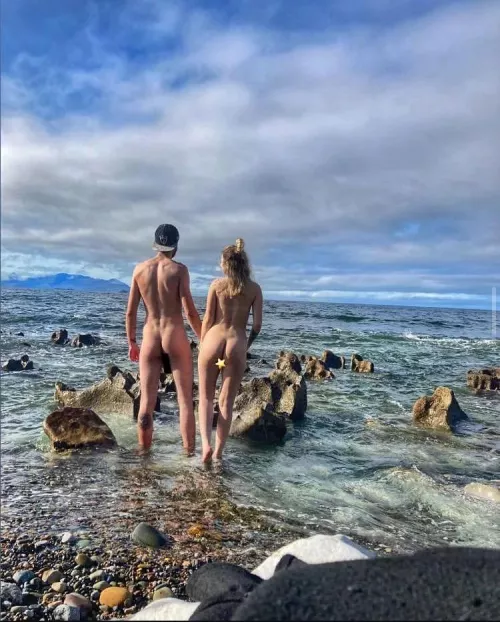 Freedom on a hidden beach in Ireland ✨