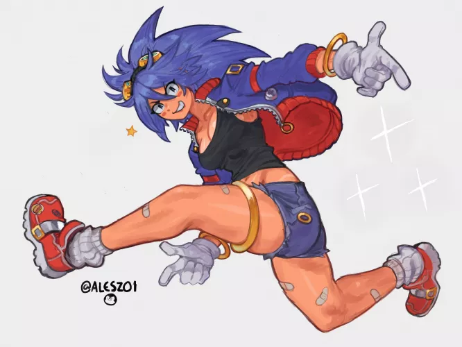Human Female Sonic [@Alesz01]