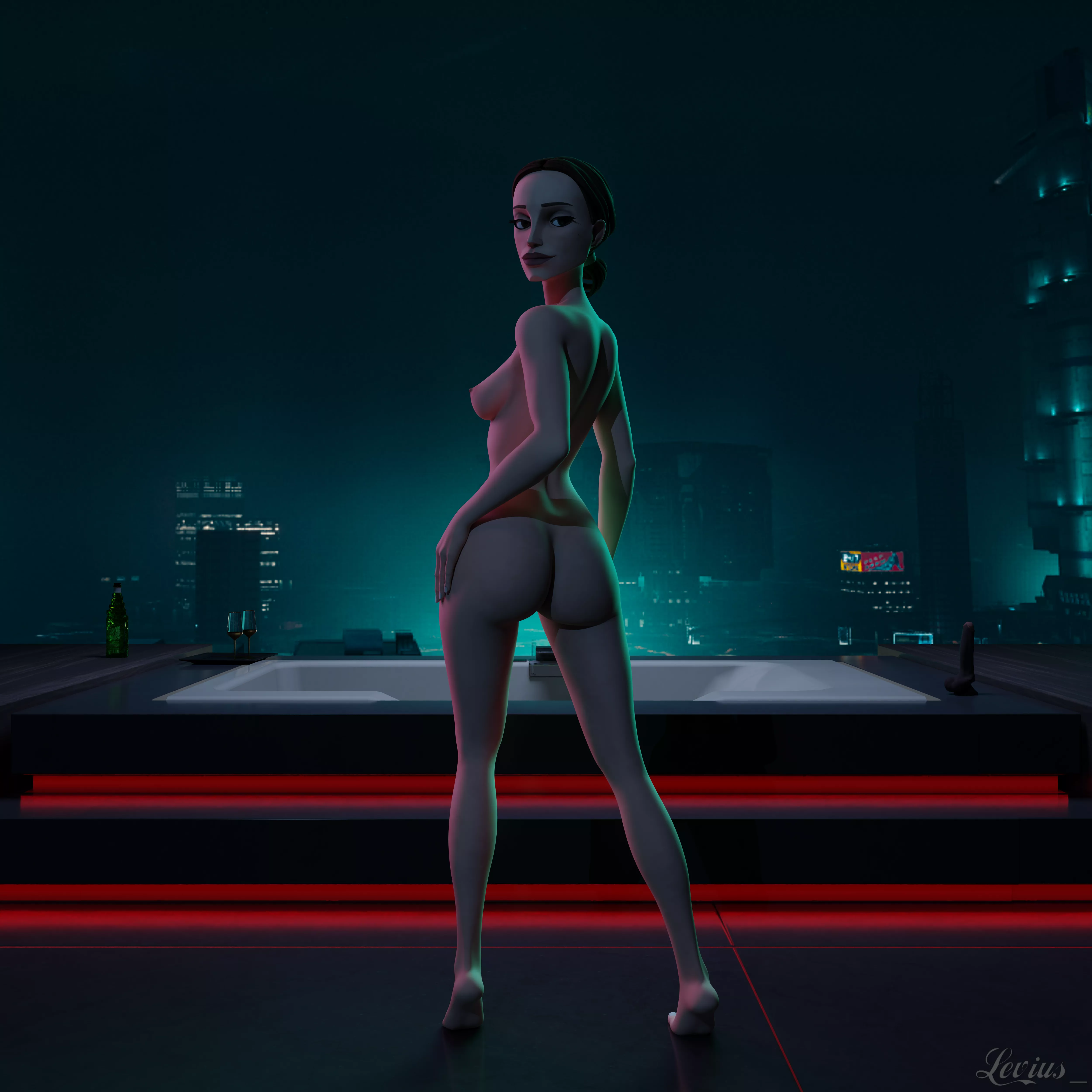 Padme loves her big toy... 3/3 | (Levius_)