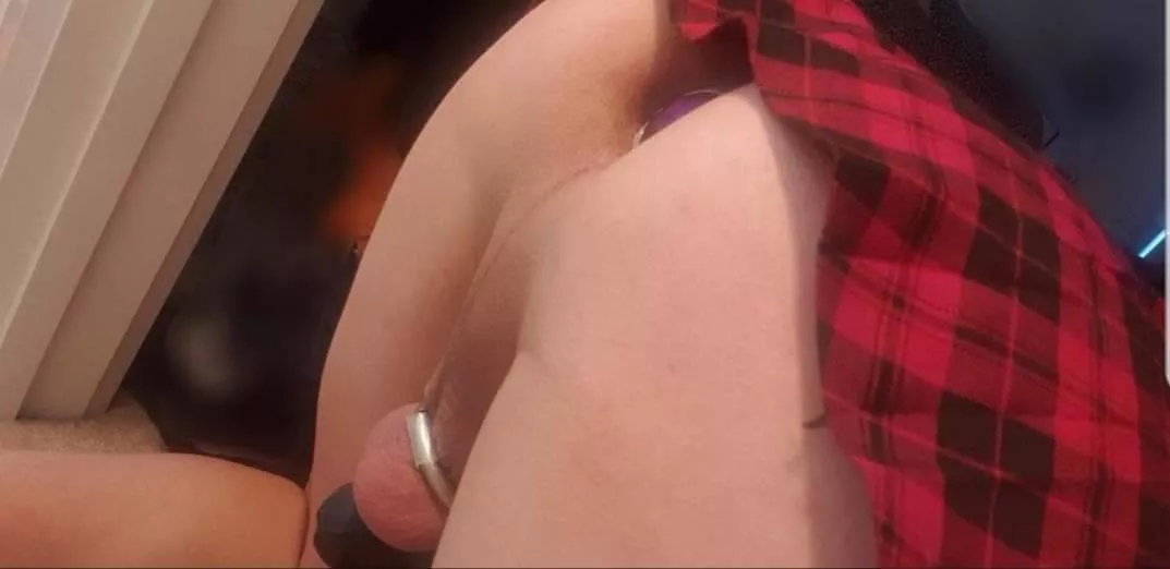 Plugged and desperate for someone to breed me, could it be you?