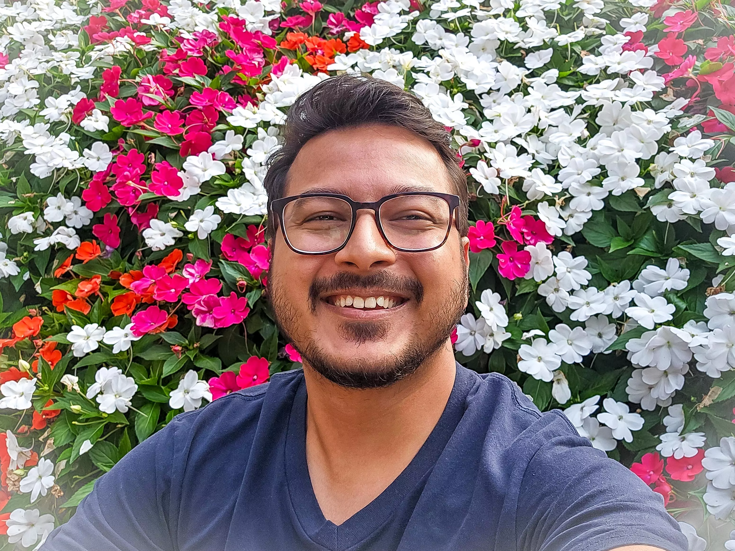 Some flowers and a smile!