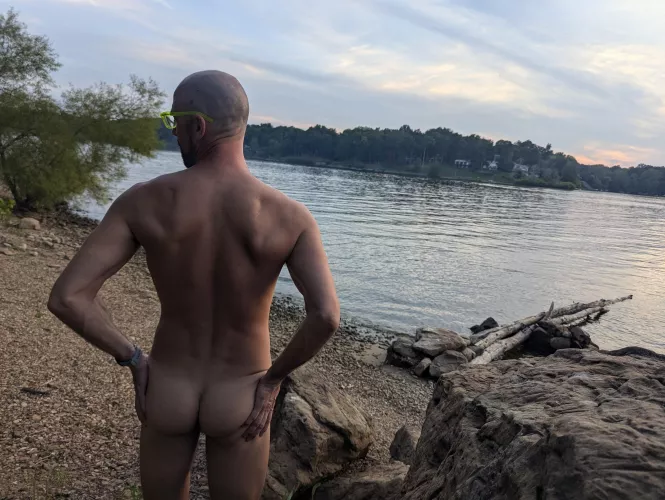 Taking in the sunset 