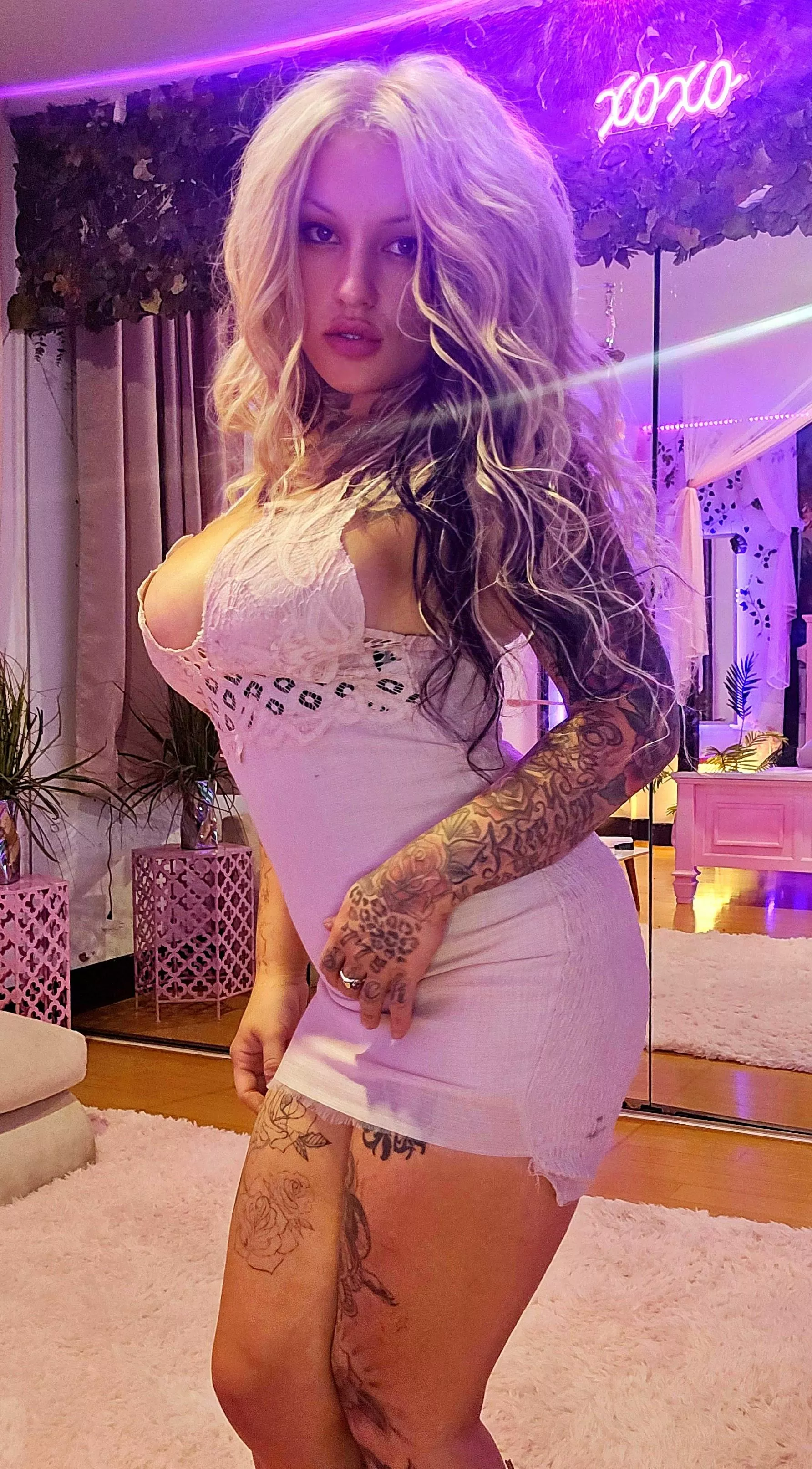 This tight dress looks so feminine