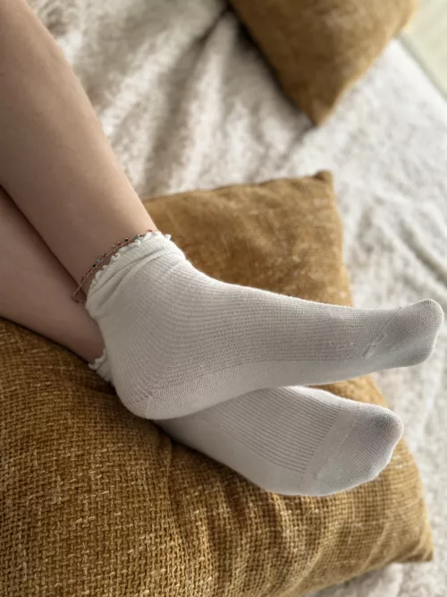Cute white socks
