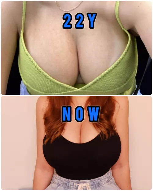 Four years and about four cup sizes later 