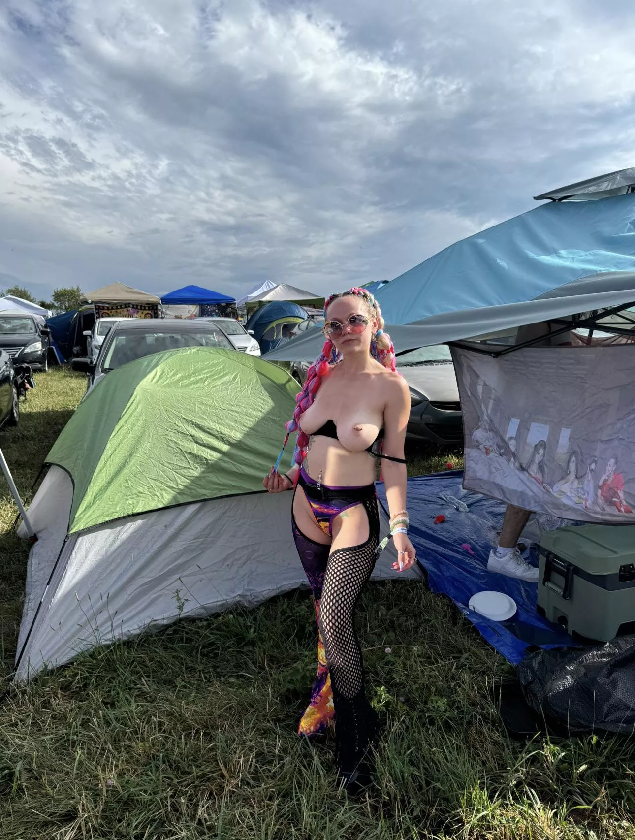 i got invited to my neighbors tent after this 