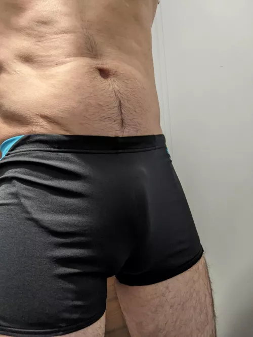 I had to go home instead of into the pool when I realised