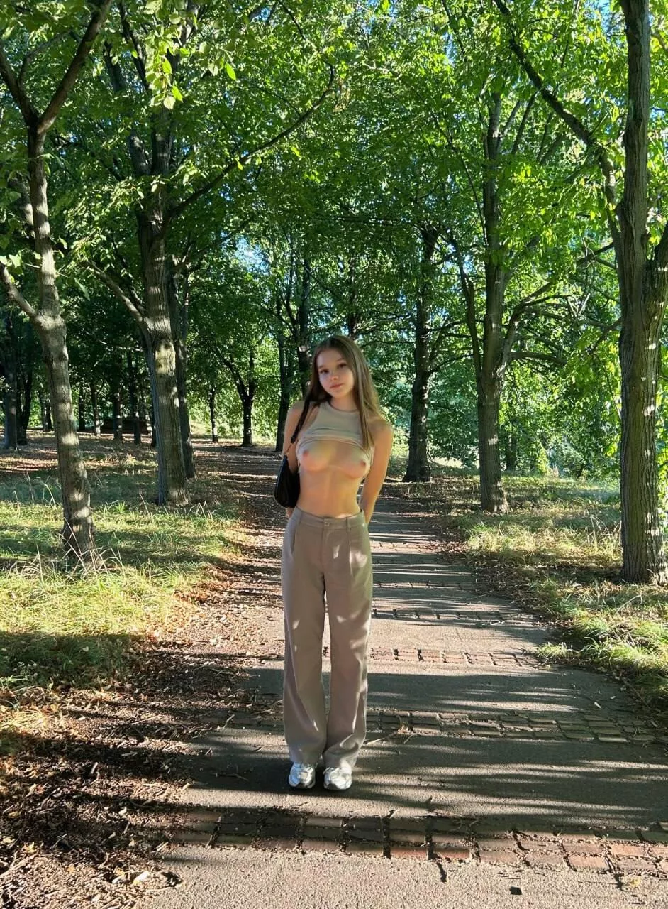 I like to walk naked in the park