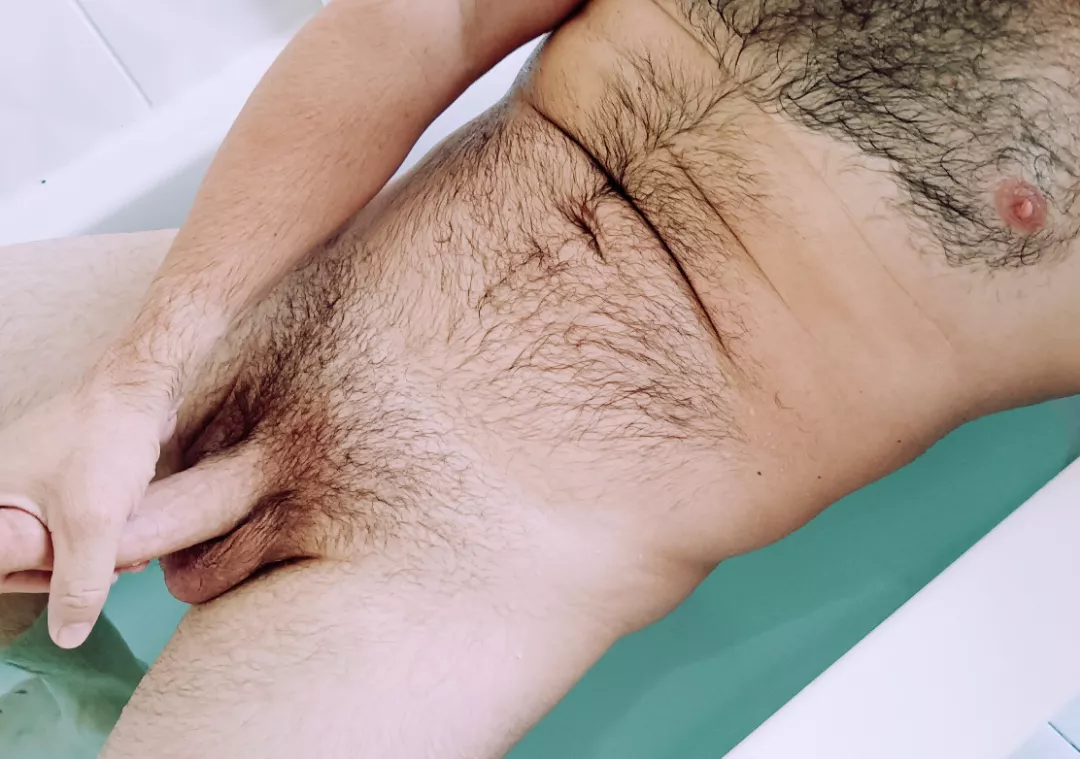 Love to feel hands all over me. Especially through my chest hair. 