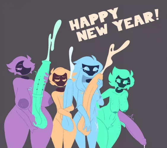 Popping “bottles” for the new year (Welwraith)