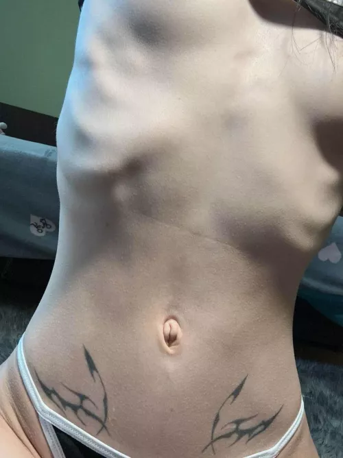 Simple tattoos, big impact on my skinny frame