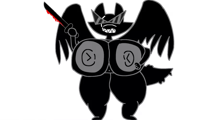 Bec Noir if he was fucking awesome and had fat tits (Art by Me, Big novice)