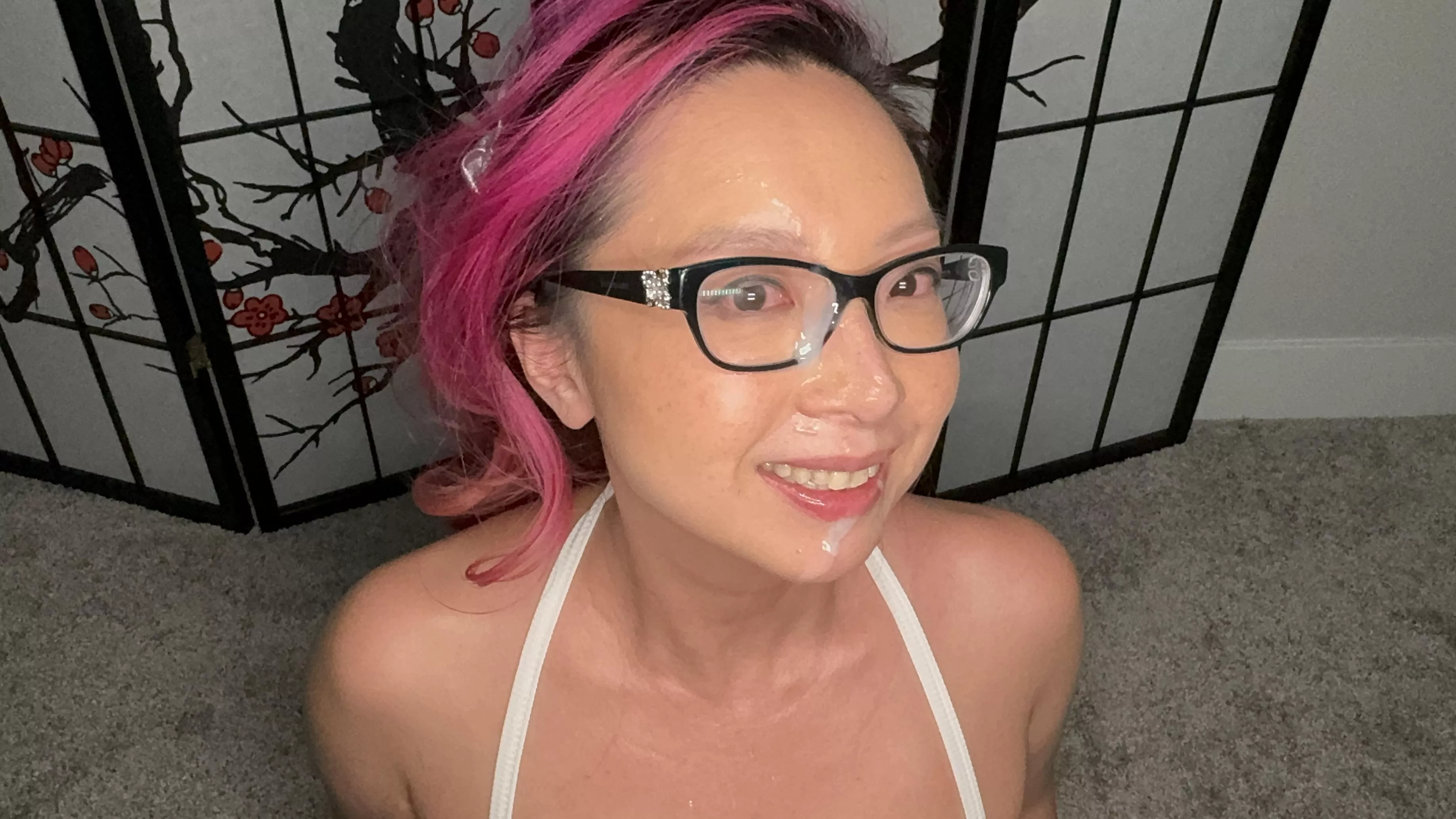 Couldn’t sleep so I found a guy online to paint my face :)