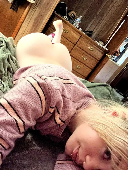 Face down, booty up.