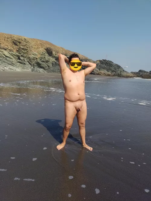 Had the beach to myself