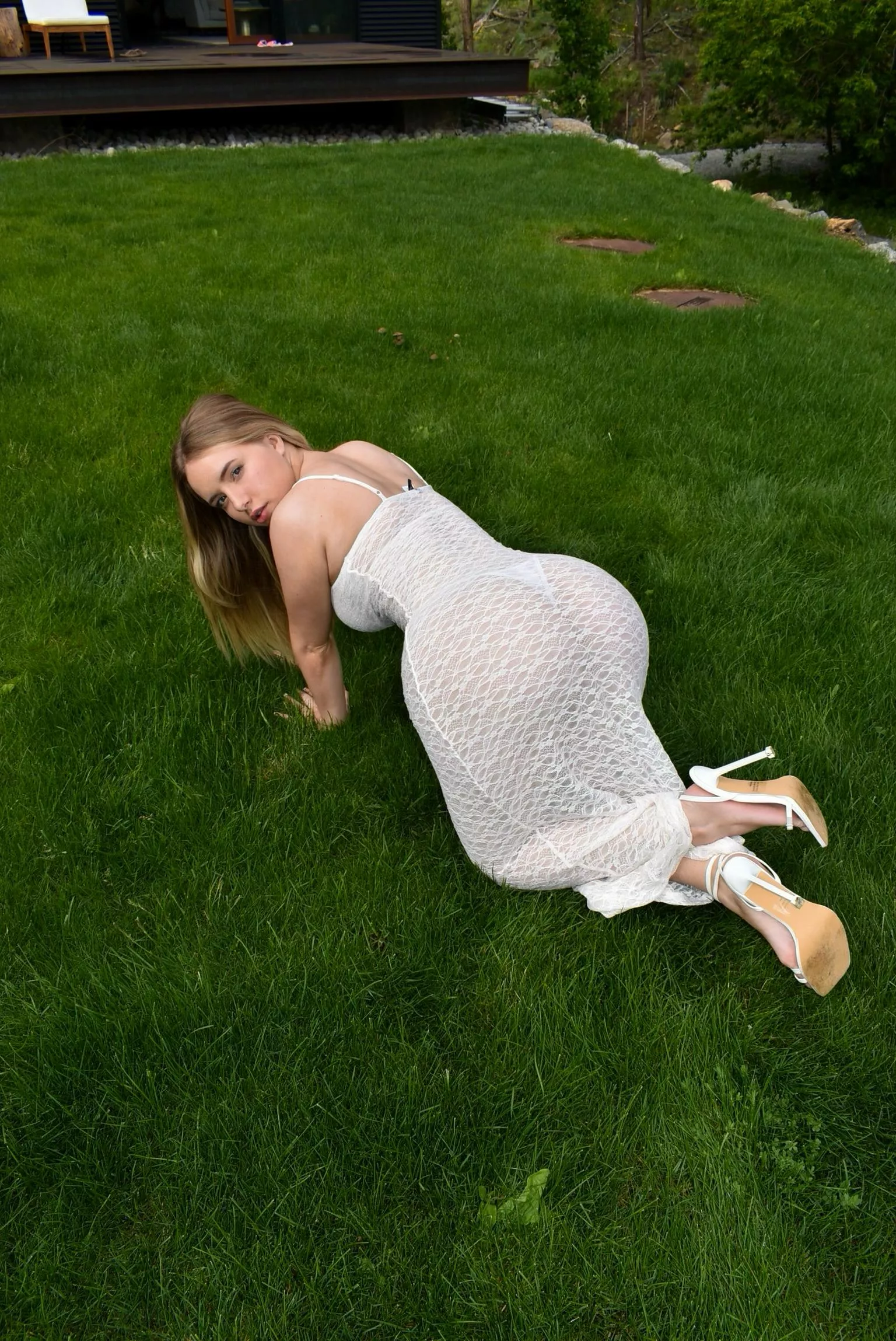 I am waiting for you to get in.