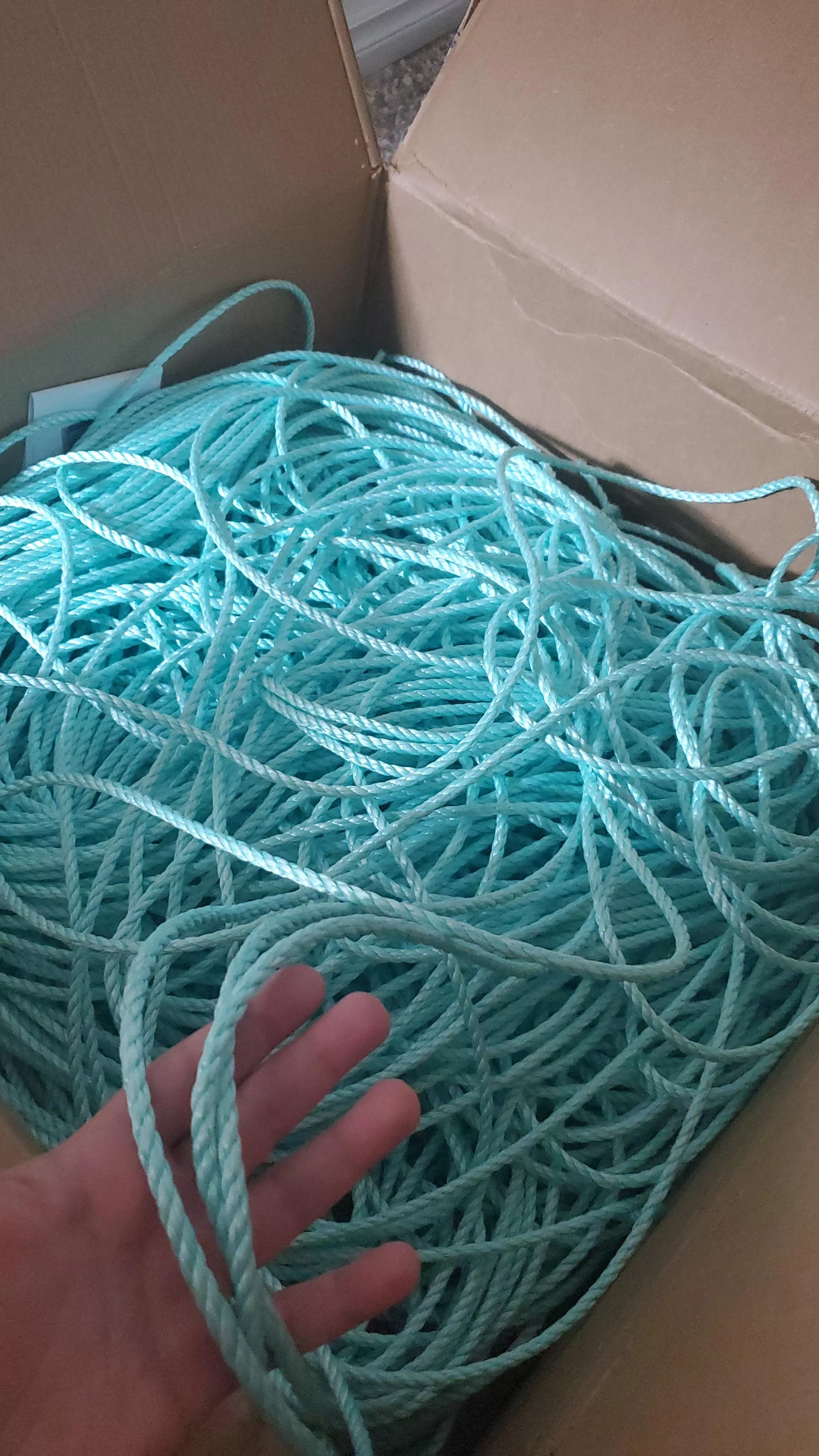 I messed up by ordering rope. Any advice?