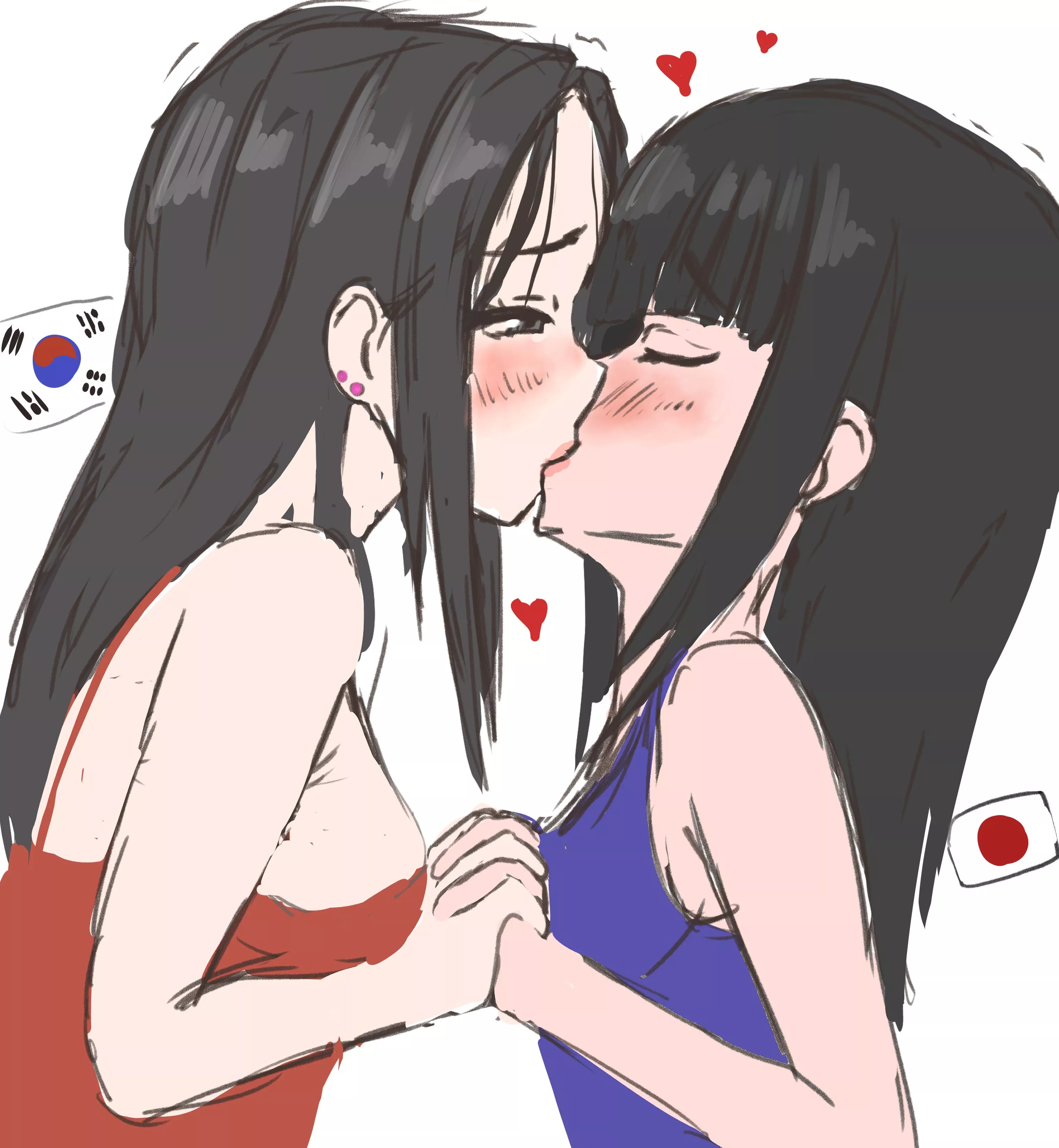 Korean x japanese girl [original]