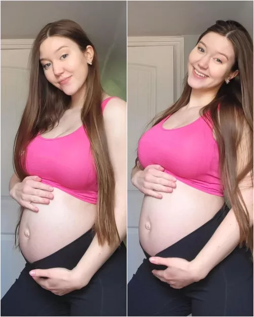 Pregnant and feeling beautiful 