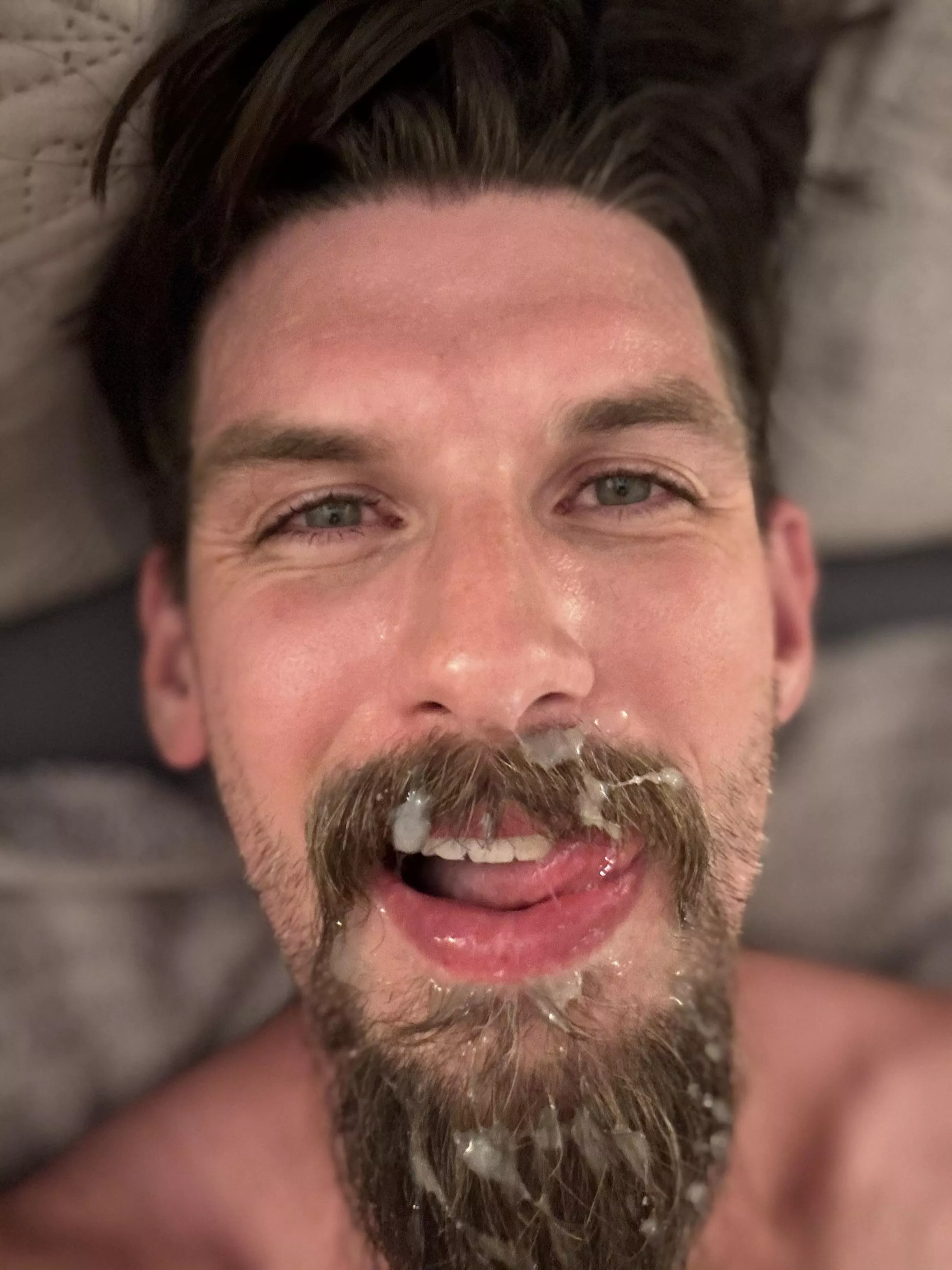 Self-Facial - I want a partner to come glaze me 🤤