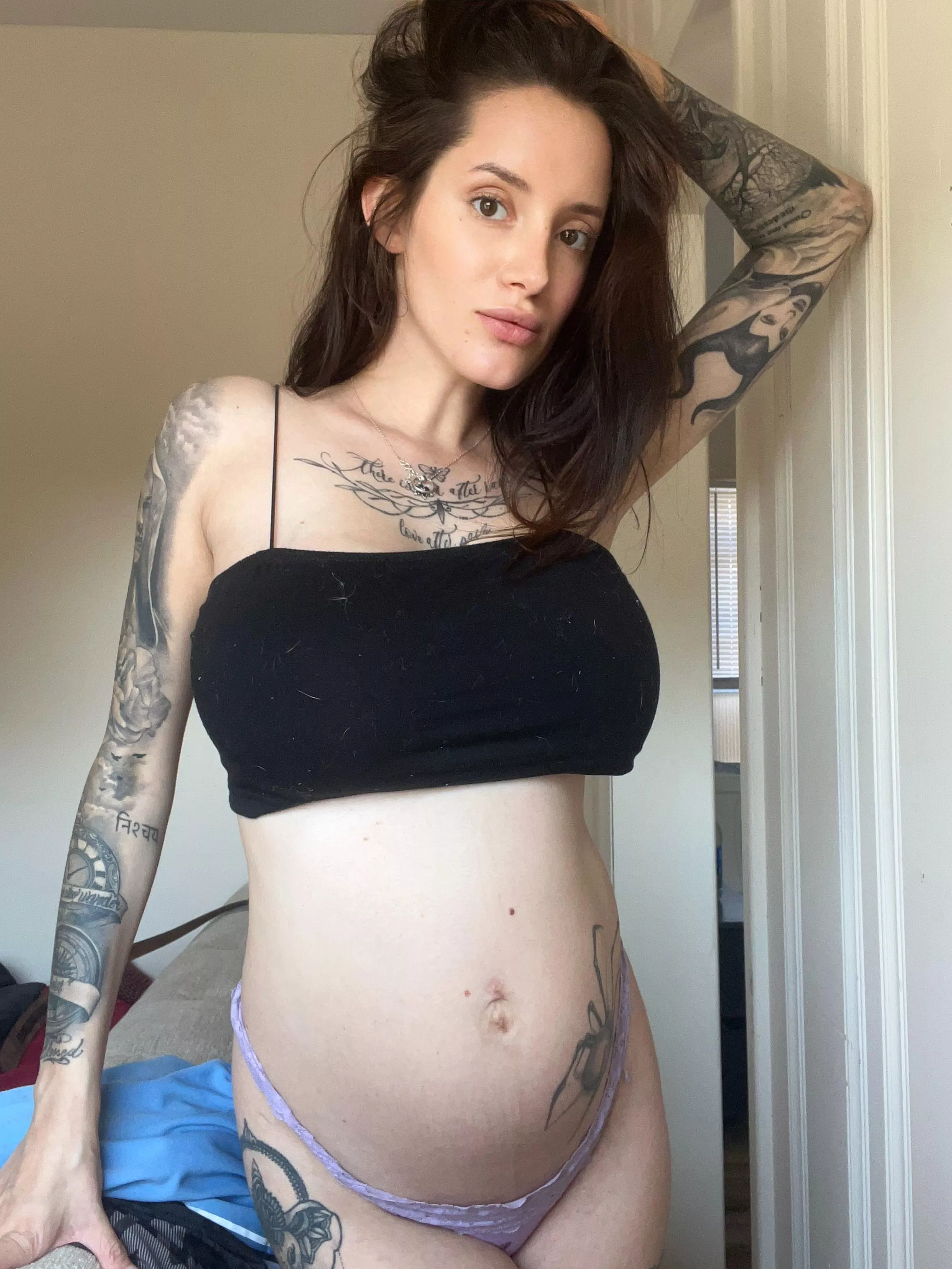 soon my bump will get bigger so are my milkers