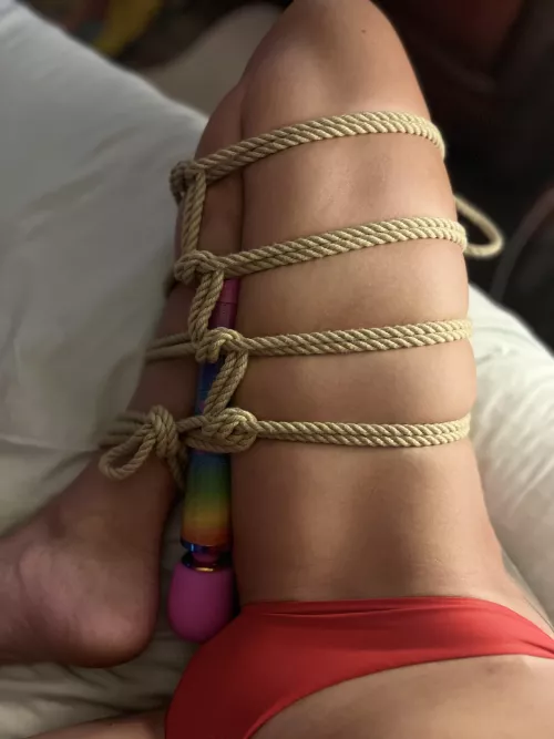 Starting my morning off with another self-tie