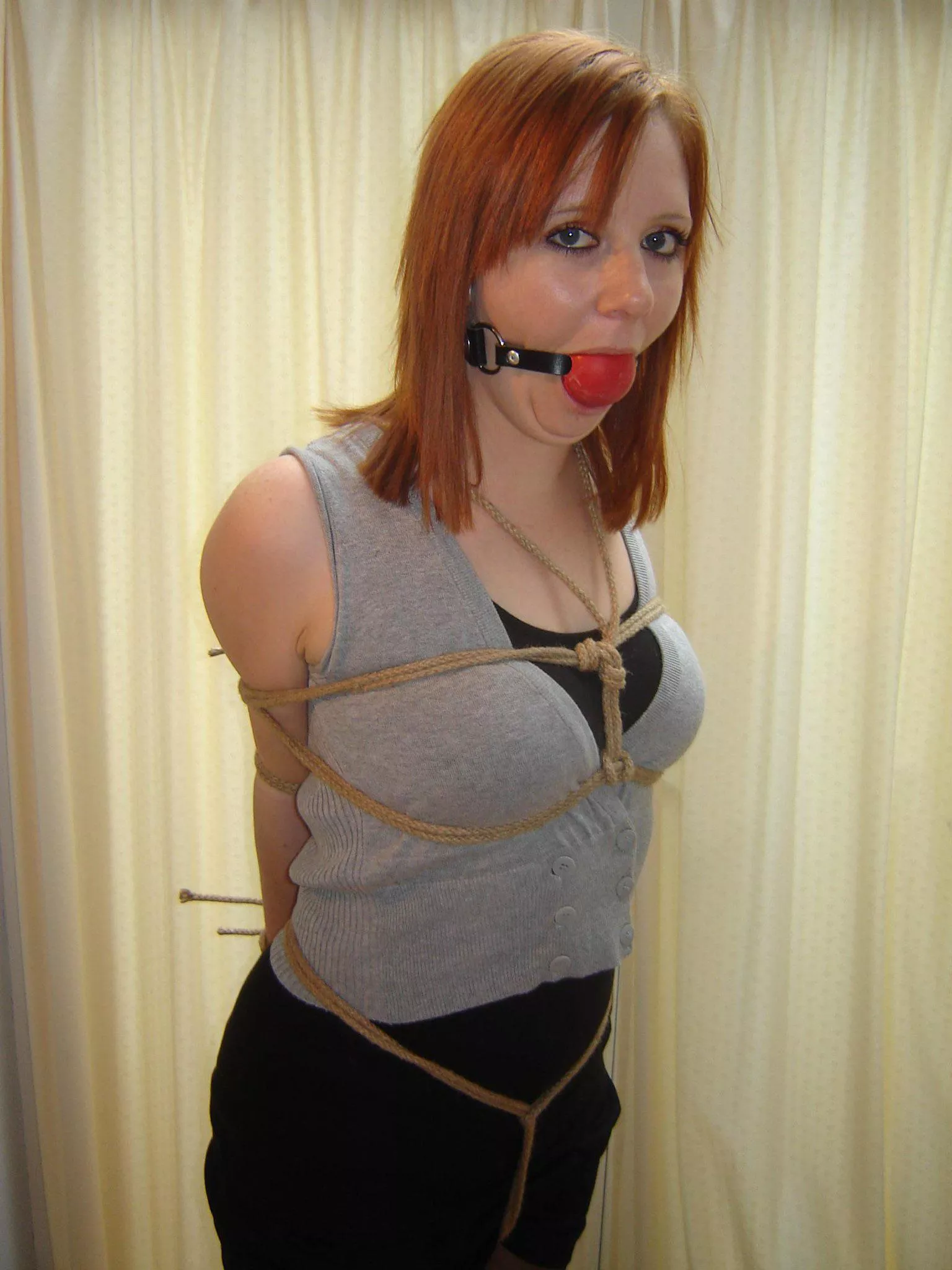 Tied and gagged 