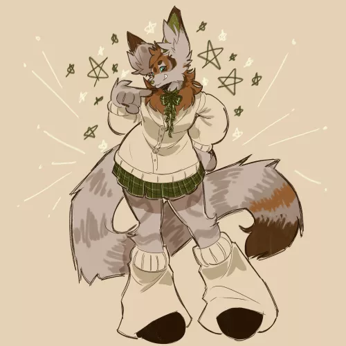 art of my girlfriend's fursona!