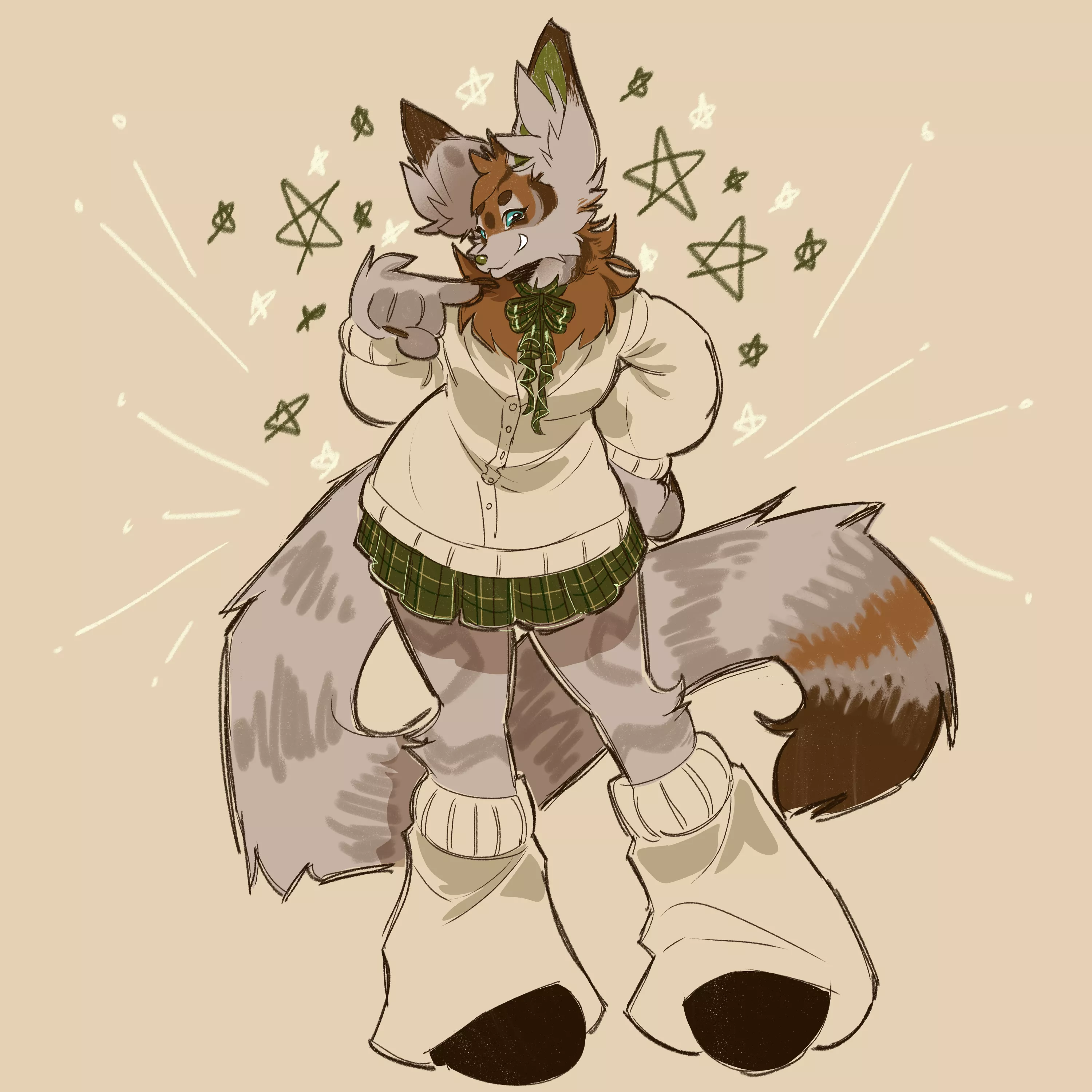 art of my girlfriend's fursona!