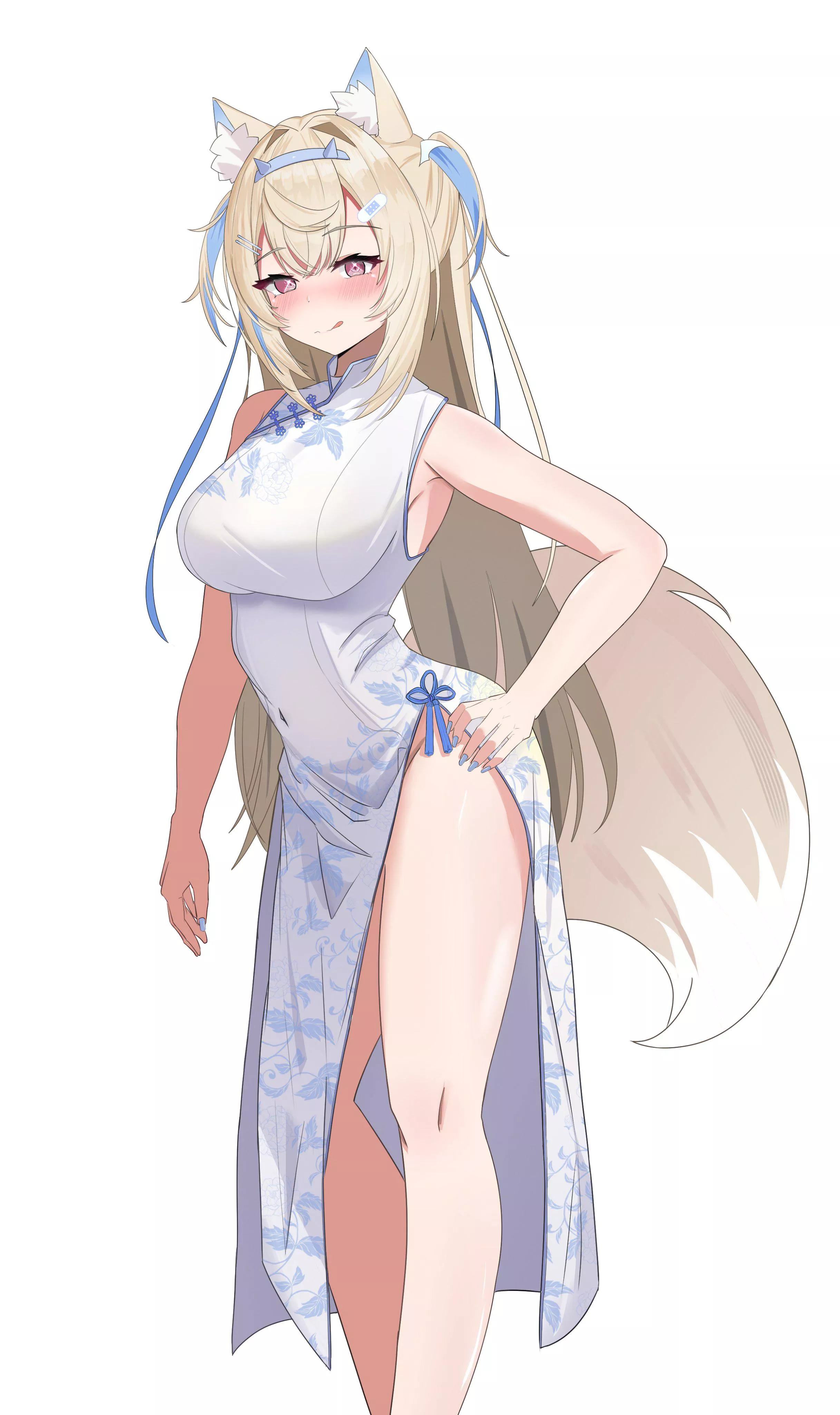 China dress Fuwawa [Hololive]