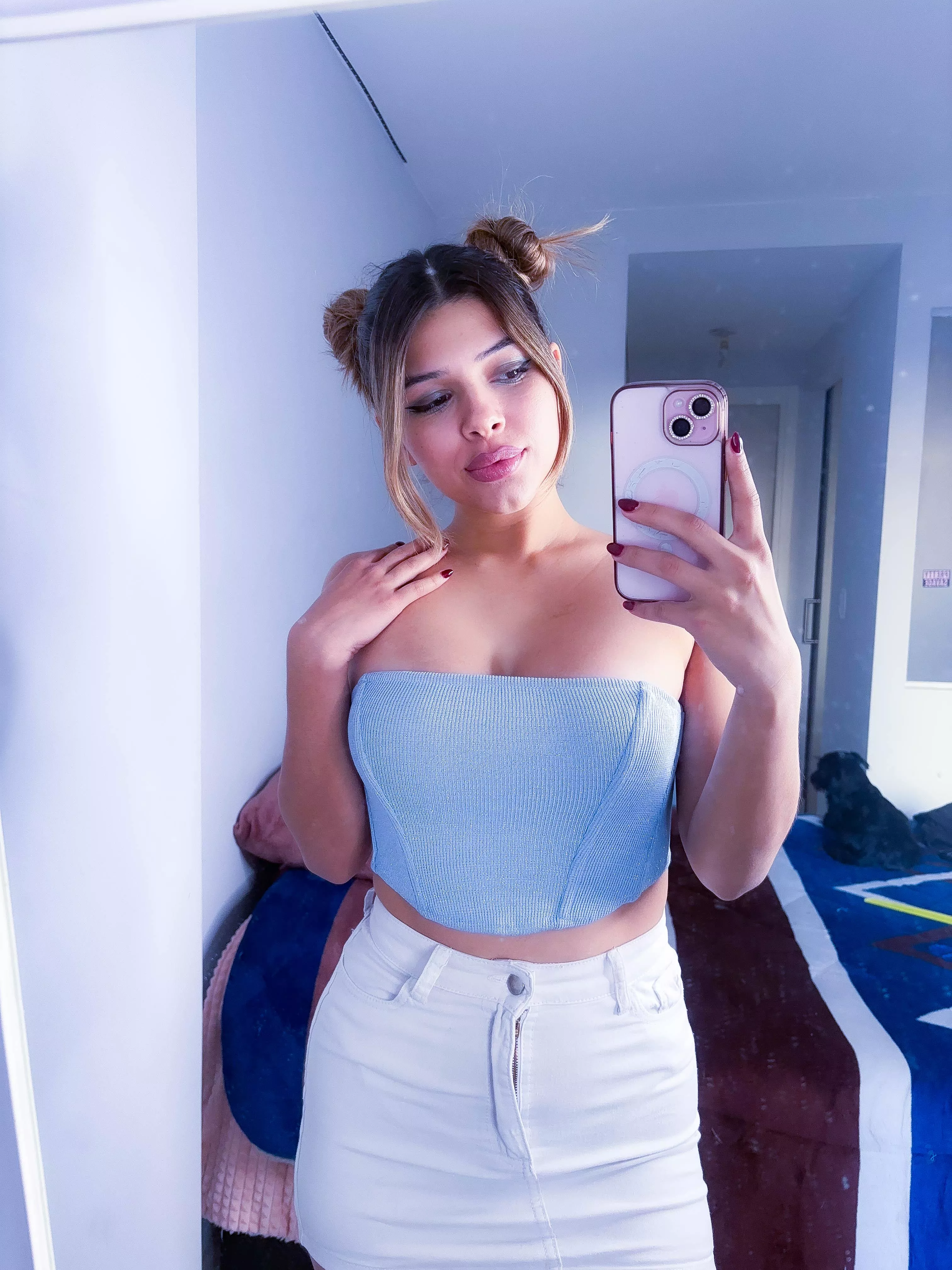 Definitely not wearing anything under