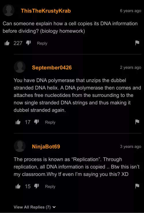 Didn’t expect to learn something educational from a ph comment