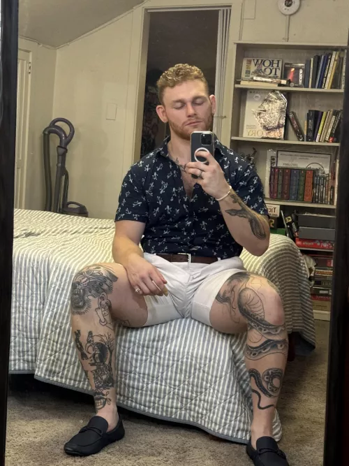 Dressed up for the first time in awhile 😋