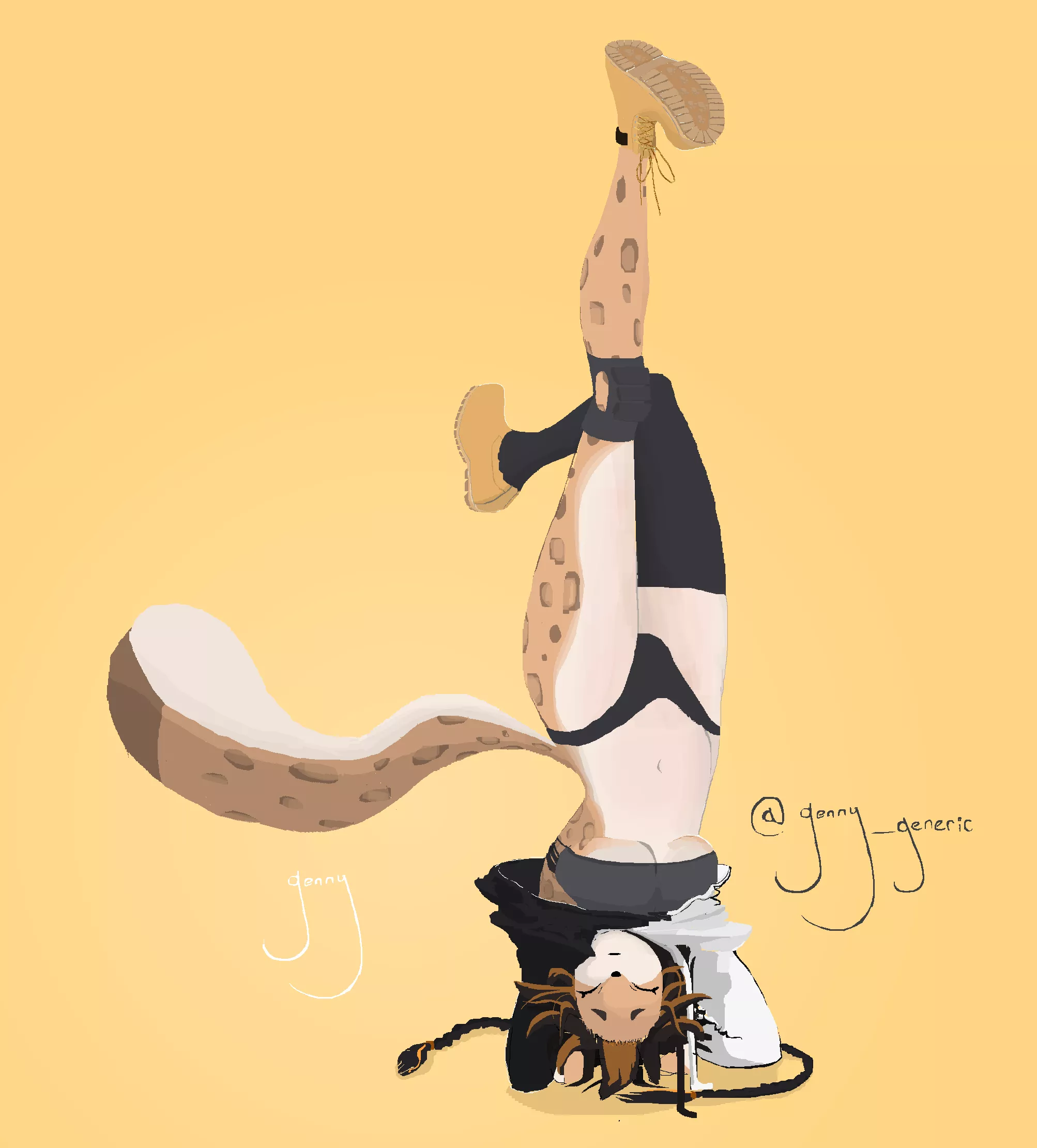 I drew my friends extremely talented lil gal! [Q]